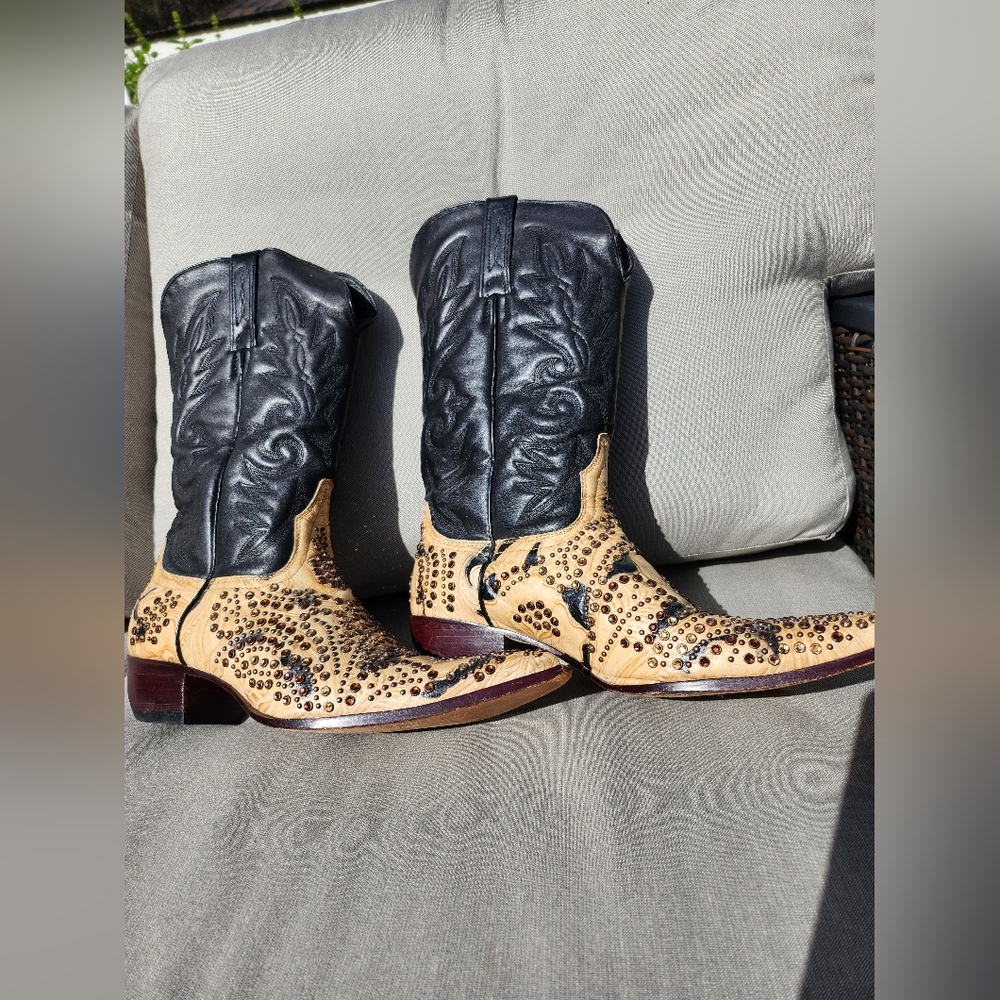 Kippy rhinestone boots